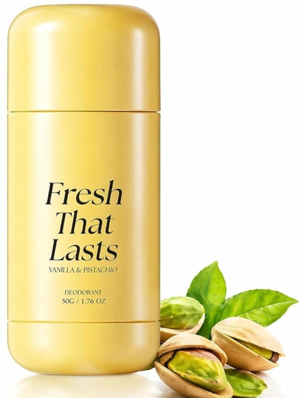 Fresh That Lasts Deodorant Stick, Vanilla Pistachio, Aluminum Free Men & Women